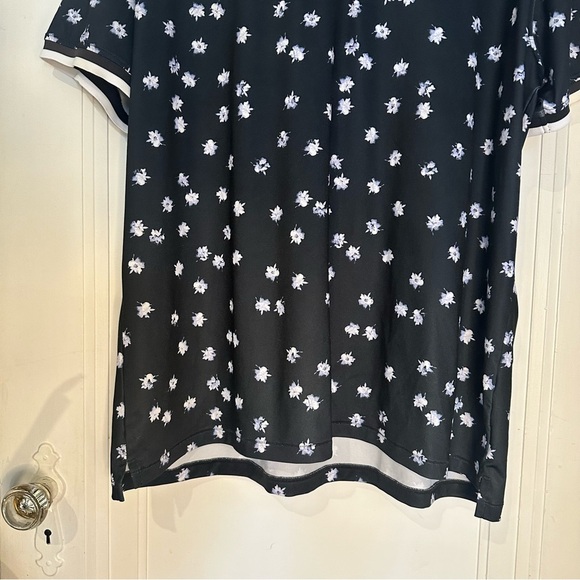 G/fore Limited Edition Country Club Misfit Polo Sketch Shirt sz X Black White - Picture 4 of 10